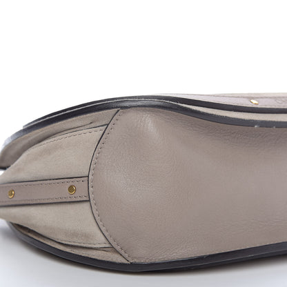Chloe Calfskin Suede Medium Pixie Shoulder Bag Motty Grey 6 of 11