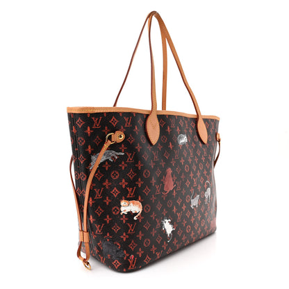 Louis Vuitton Catogram Neverfull MM Marron 3 of 12