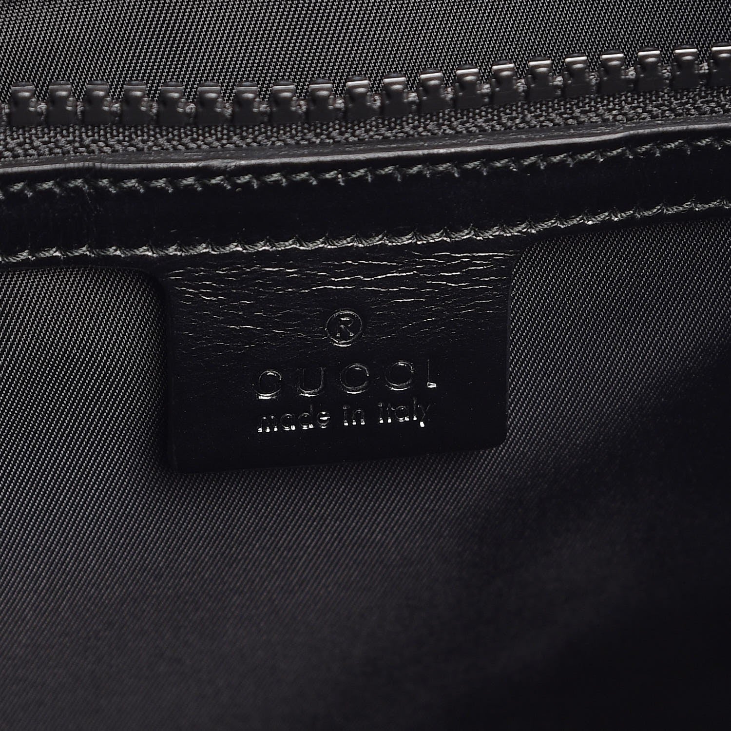 Gucci Mesh Web Hollywood Embroidered Double Buckle Backpack Black 6 of 7