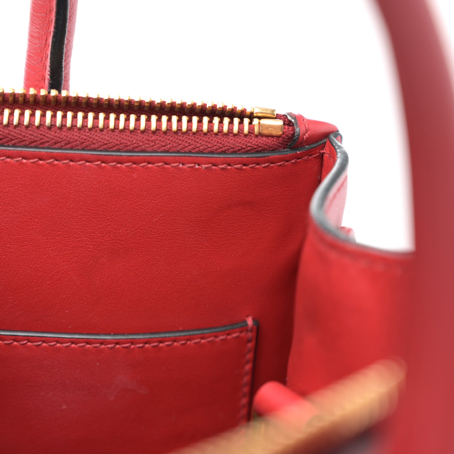 Prada Saffiano City Calfskin Small Paradigme Bag Red 12 of 17