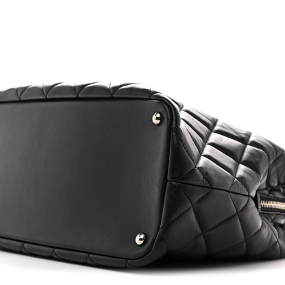 Chanel Lambskin Quilted Chic and Soft Shopping Tote Black 10 of 13