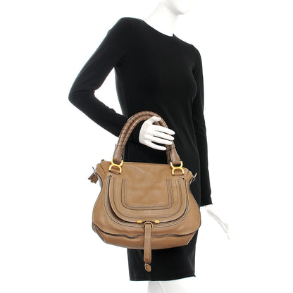 Chloe Calfskin Medium Marcie Satchel Nut 3 of 10