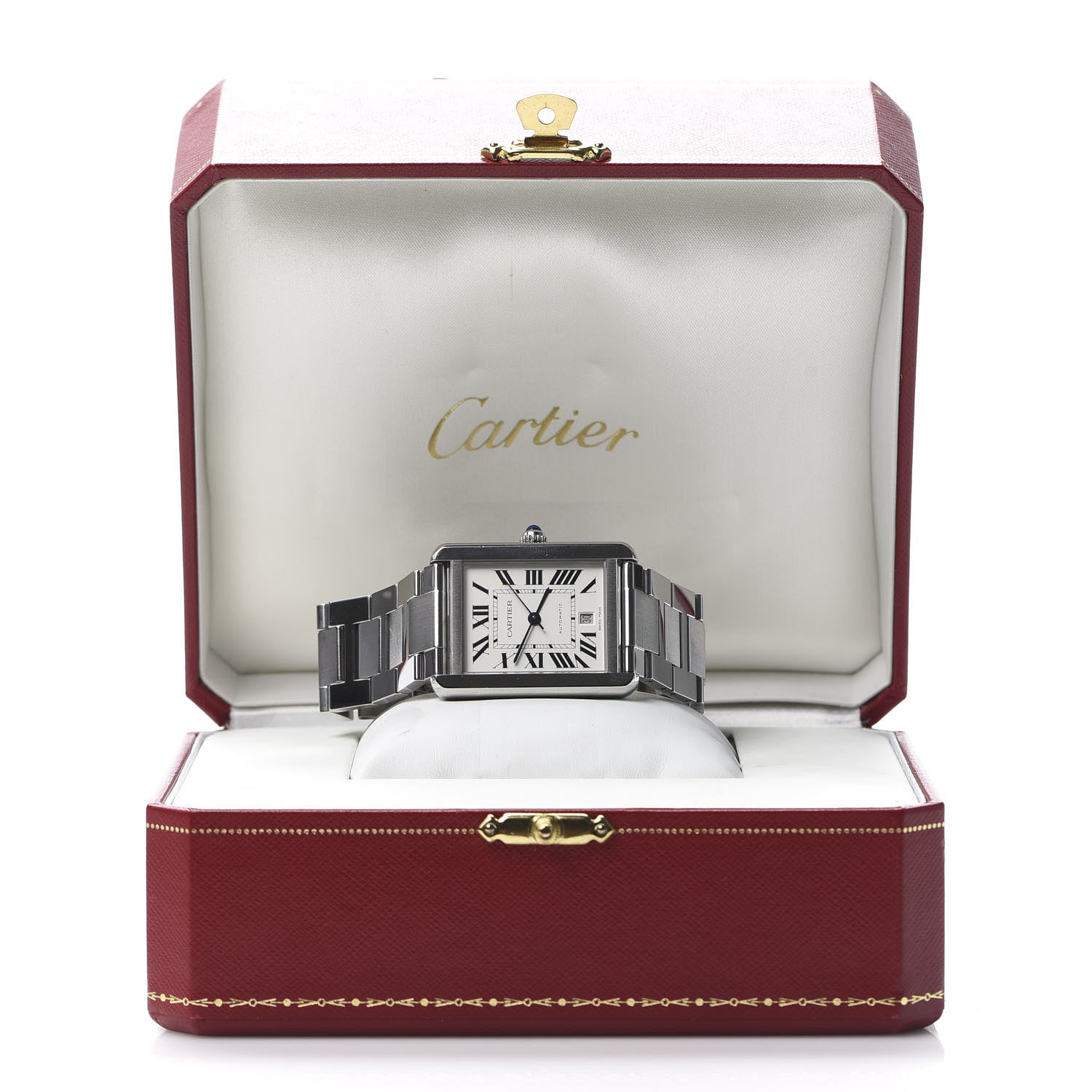 Cartier Stainless Steel 31mm Tank Solo Automatic Watch 7 of 7
