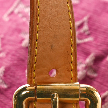 Louis Vuitton Denim Baggy PM Fuchsia 10 of 11