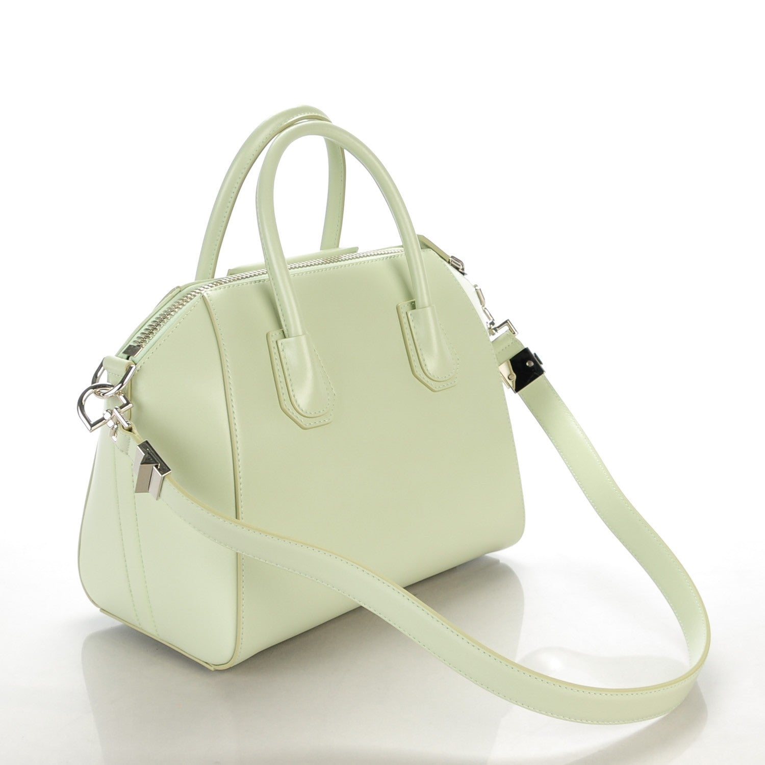 Givenchy Shiny Lord Calfskin Small Antigona Aqua Green 3 of 7