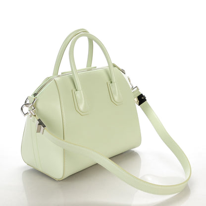 Givenchy Shiny Lord Calfskin Small Antigona Aqua Green 3 of 7