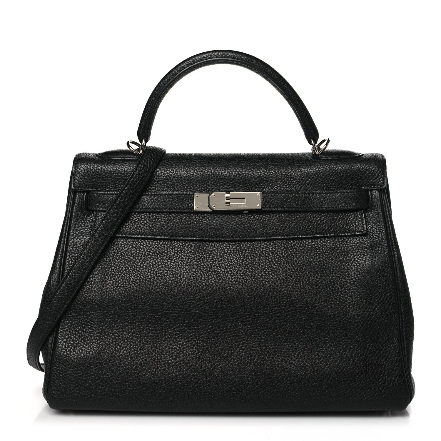 Hermes Taurillon Clemence Kelly Retourne 32 Black 1 of 14