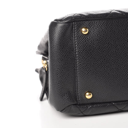 Chanel Caviar Quilted CC Timeless Soft Tote Black 8 of 11