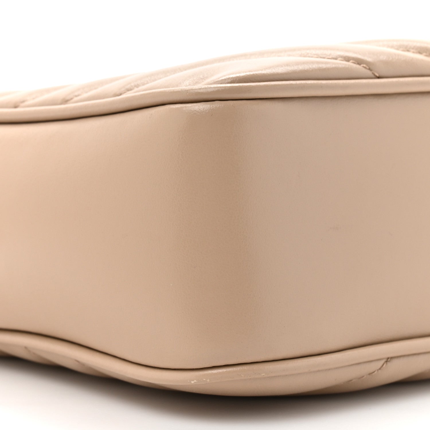 Saint Laurent Calfskin Matelasse Monogram Lou Camera Bag Dark Beige 9 of 15