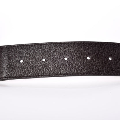 Gucci Nylon Textured Calfskin Double G Web 40mm Belt 85 34 Green Red Dark Cocoa 5 of 8