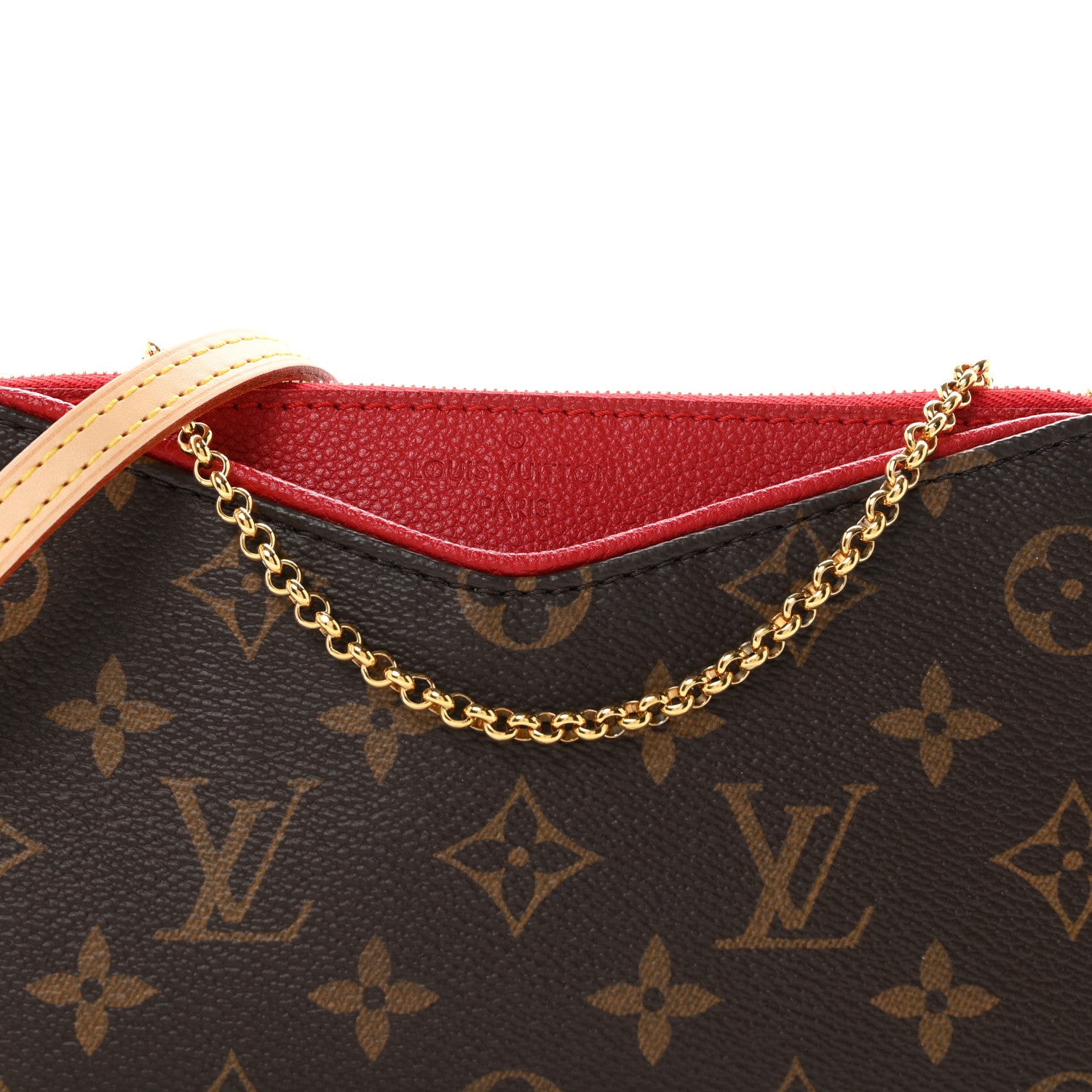 Louis Vuitton Monogram Pallas Clutch Cherry 9 of 11