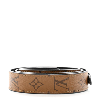 Louis Vuitton Reverse Monogram Bandouliere Shoulder Strap XL Black 2 of 6