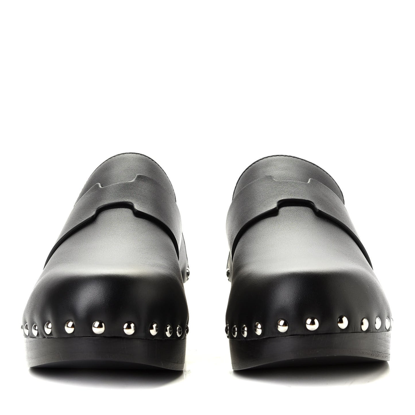 Calfskin Calya Mules 37 Black