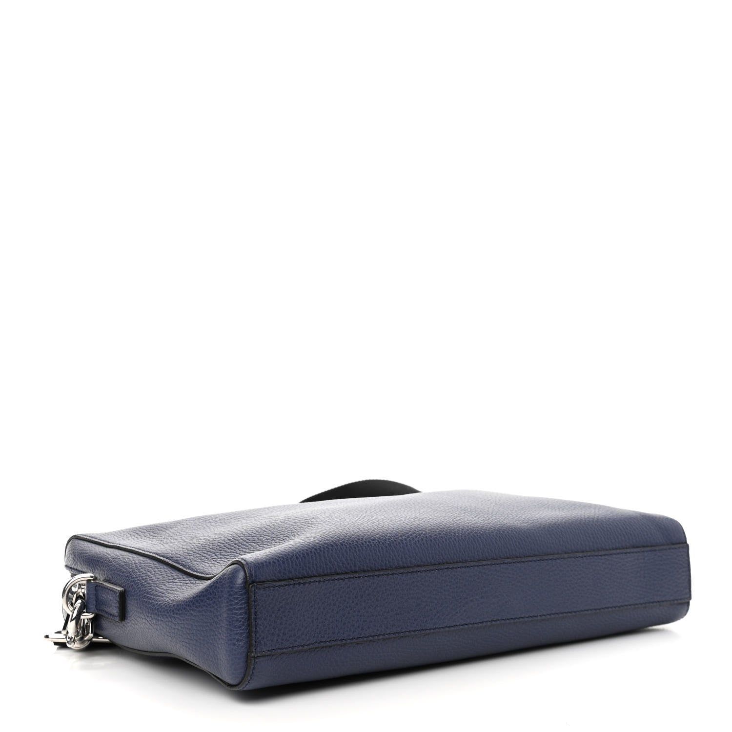 Gucci Pebbled Calfskin Briefcase Dark Blue 4 of 10