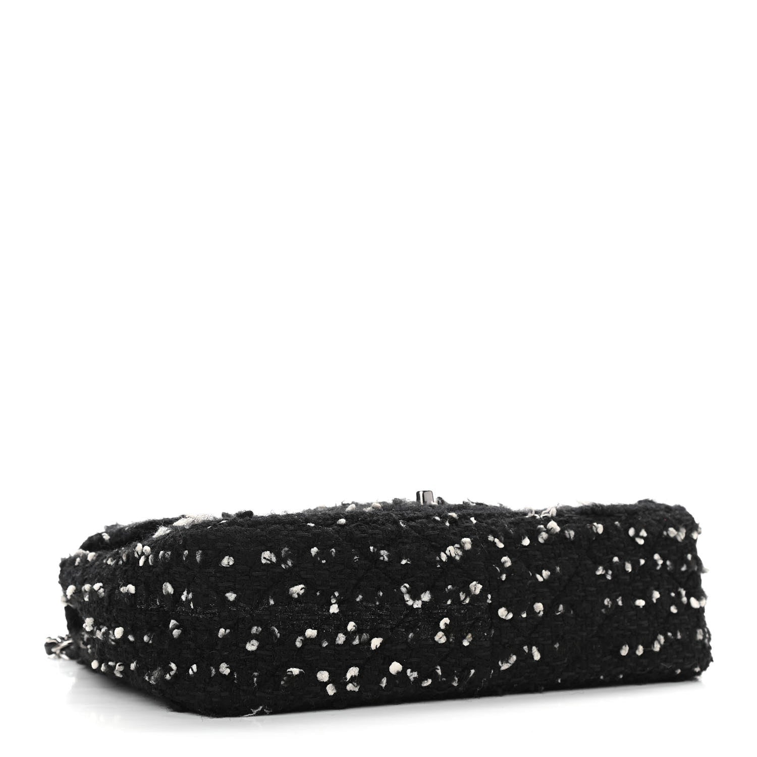 Chanel Tweed Elementary Chic Flap Black White 4 of 11
