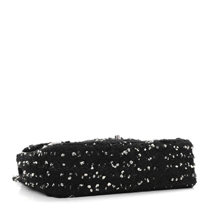 Chanel Tweed Elementary Chic Flap Black White 4 of 11