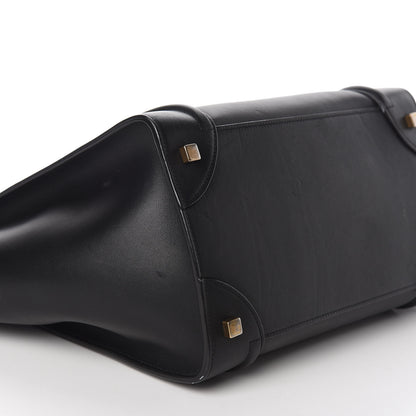 Celine Smooth Calfskin Mini Luggage Black 6 of 11