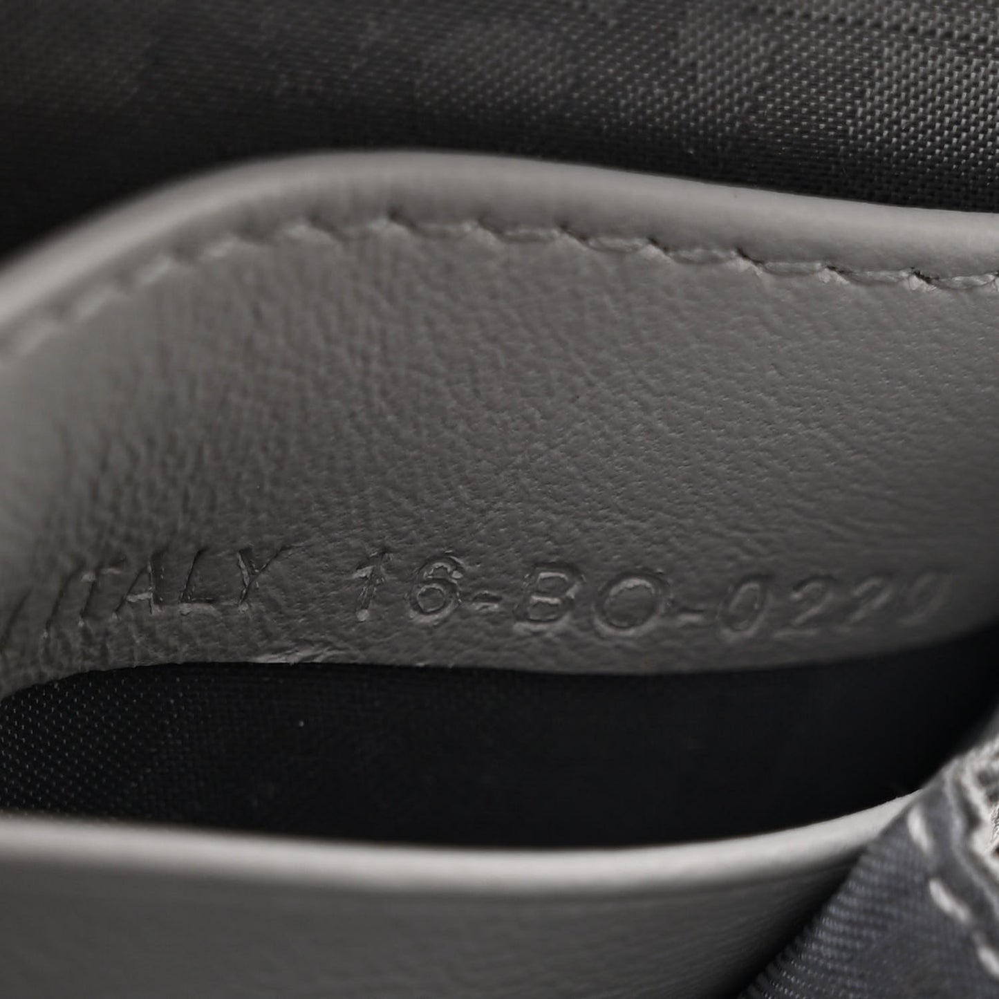 X AIR JORDAN Grained Calfskin Crossbody Grey