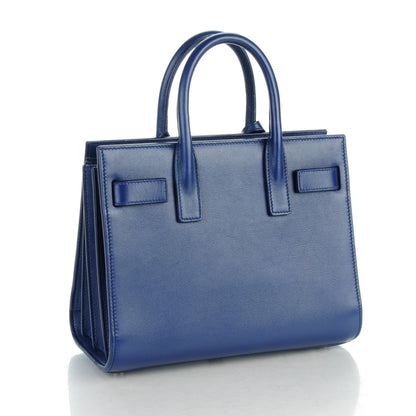 Saint Laurent Calfskin Nano Sac De Jour Royal Blue 3 of 6