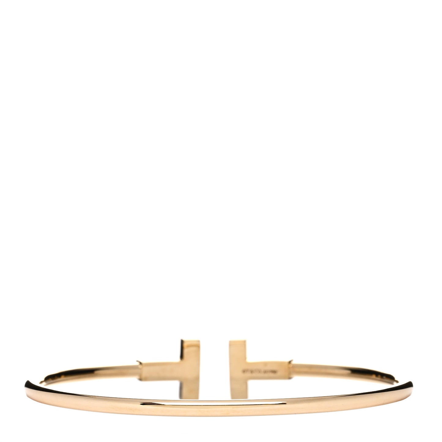 18K Yellow Gold T Wire Bracelet