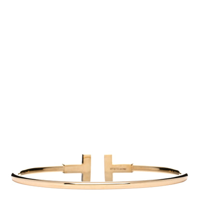 Tiffany 18K Yellow Gold T Wire Bracelet 2 of 3