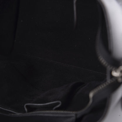 Celine Drummed Calfskin Mini Luggage Black 6 of 13