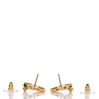Chanel Metal CC Lion Earrings Gold 3 of 4