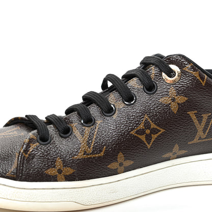 Louis Vuitton Patent Monogram Frontrow Sneakers 39 11 of 13
