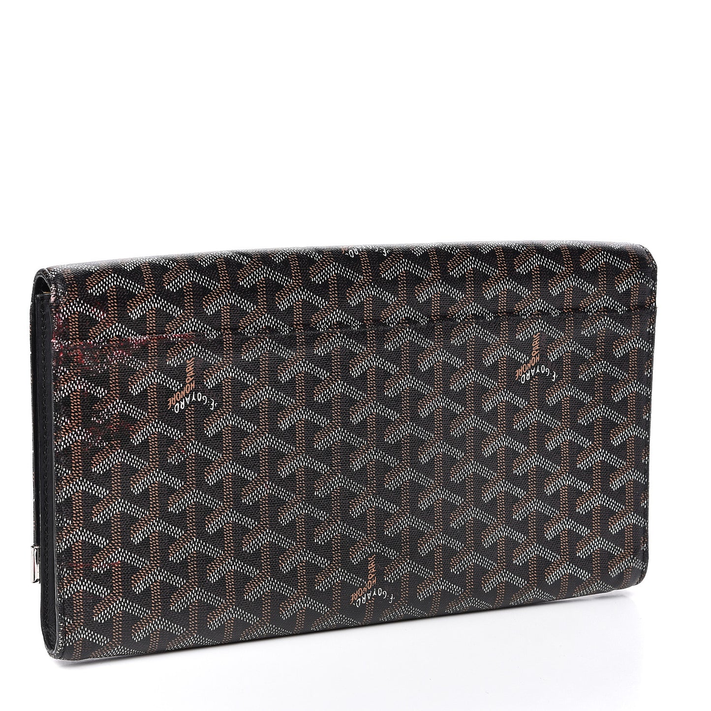 Goyardine Monte Carlo Bois Clutch Black