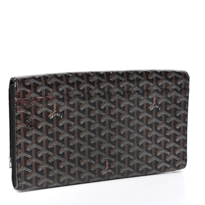 Goyard Goyardine Monte Carlo Bois Clutch Black 3 of 9