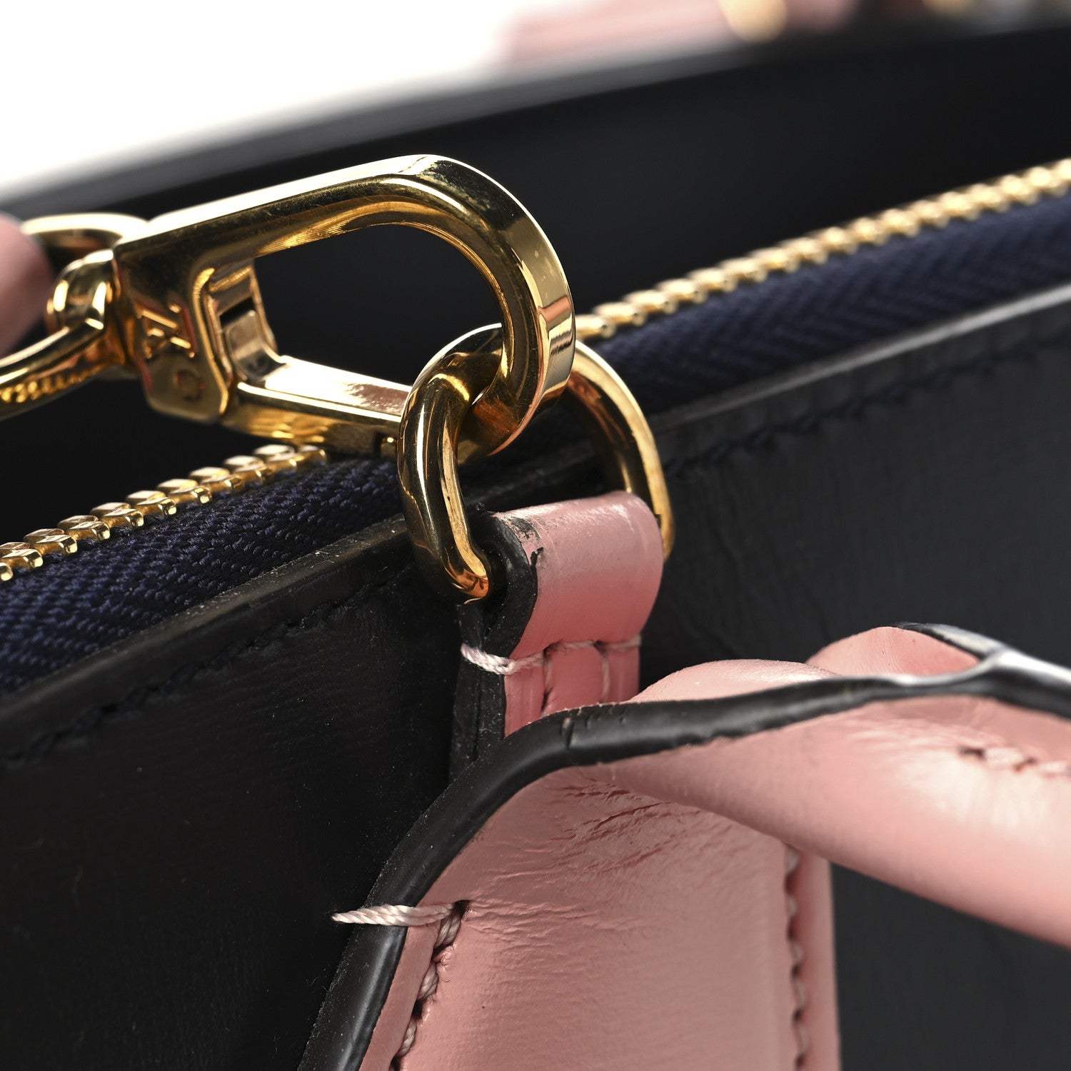 Louis Vuitton Calfskin City Steamer MM Gris Antartica Navy Rose Doux 12 of 12