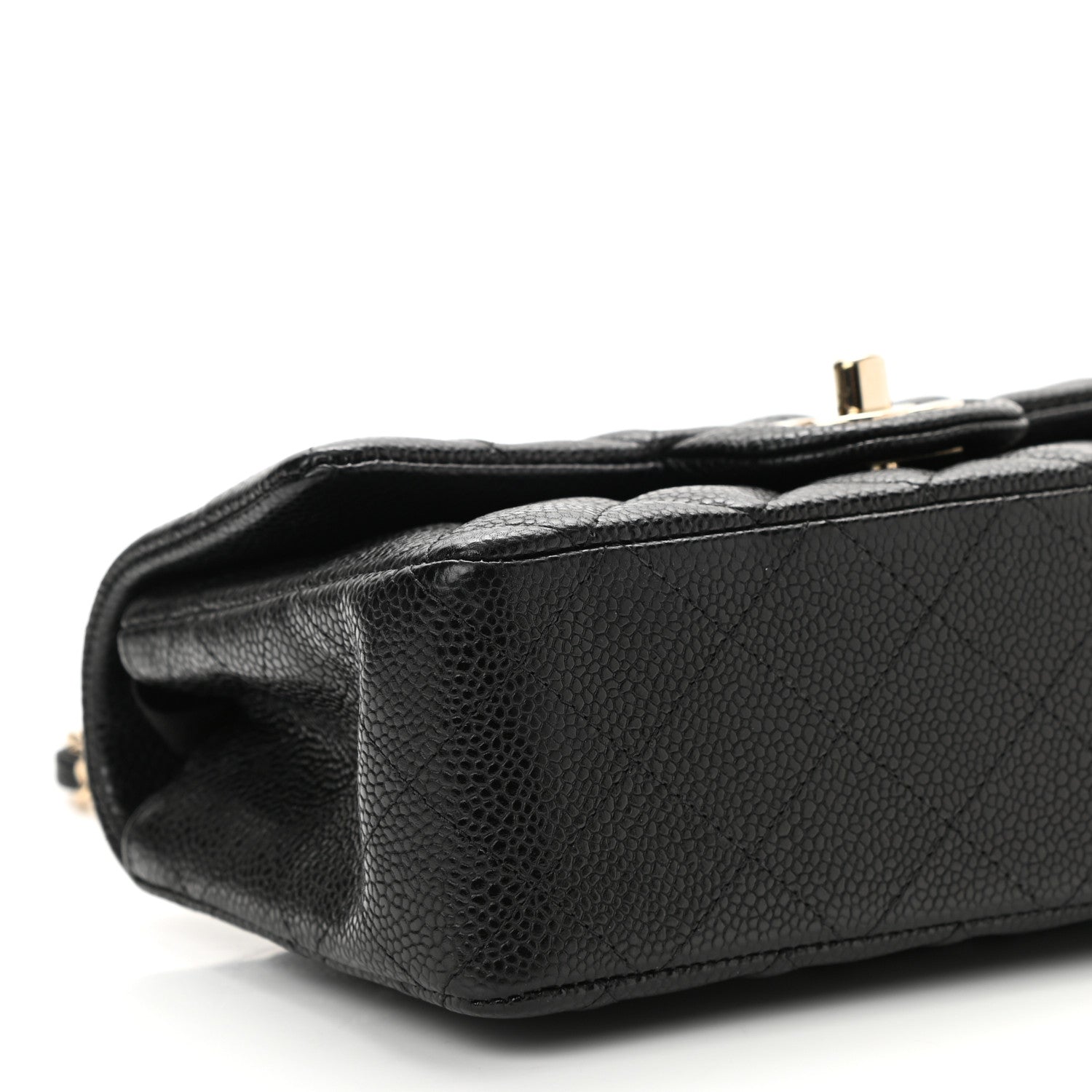 Chanel Caviar Quilted Mini Rectangular Flap Black 9 of 10