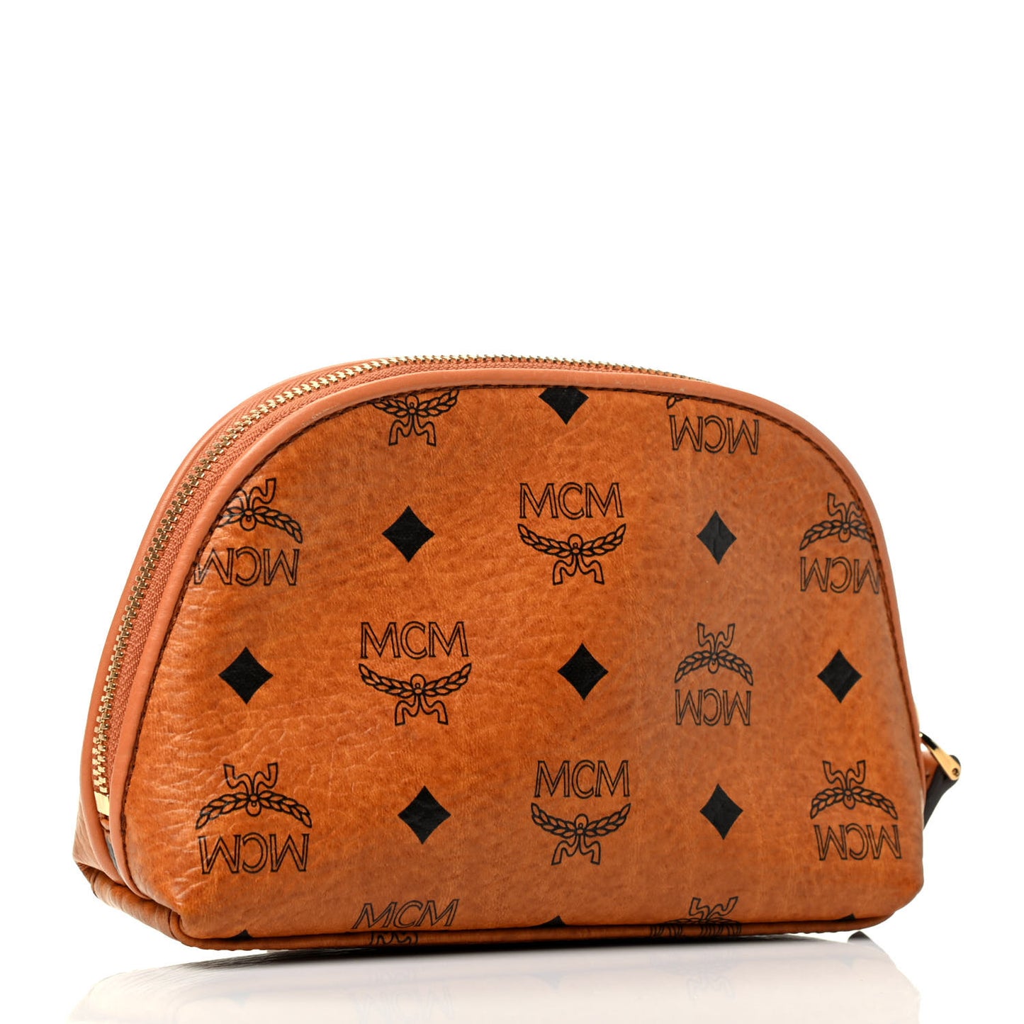 Visetos Heritage Medium Cosmetic Pouch Cognac