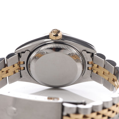 Rolex Stainless Steel 18K Yellow Gold Diamond 26mm Oyster Perpetual Datejust Watch Champagne Jubilee 179173 5 of 6