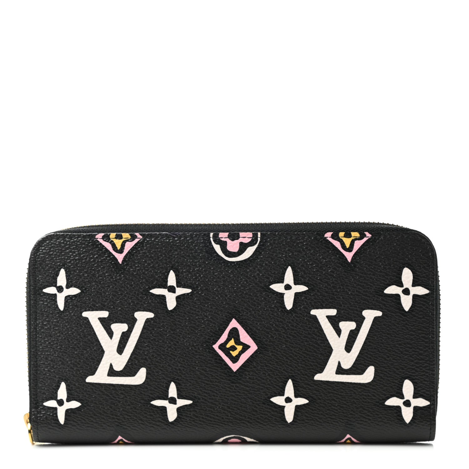 Louis Vuitton Monogram Giant Wild At Heart Zippy Wallet Black 1 of 5