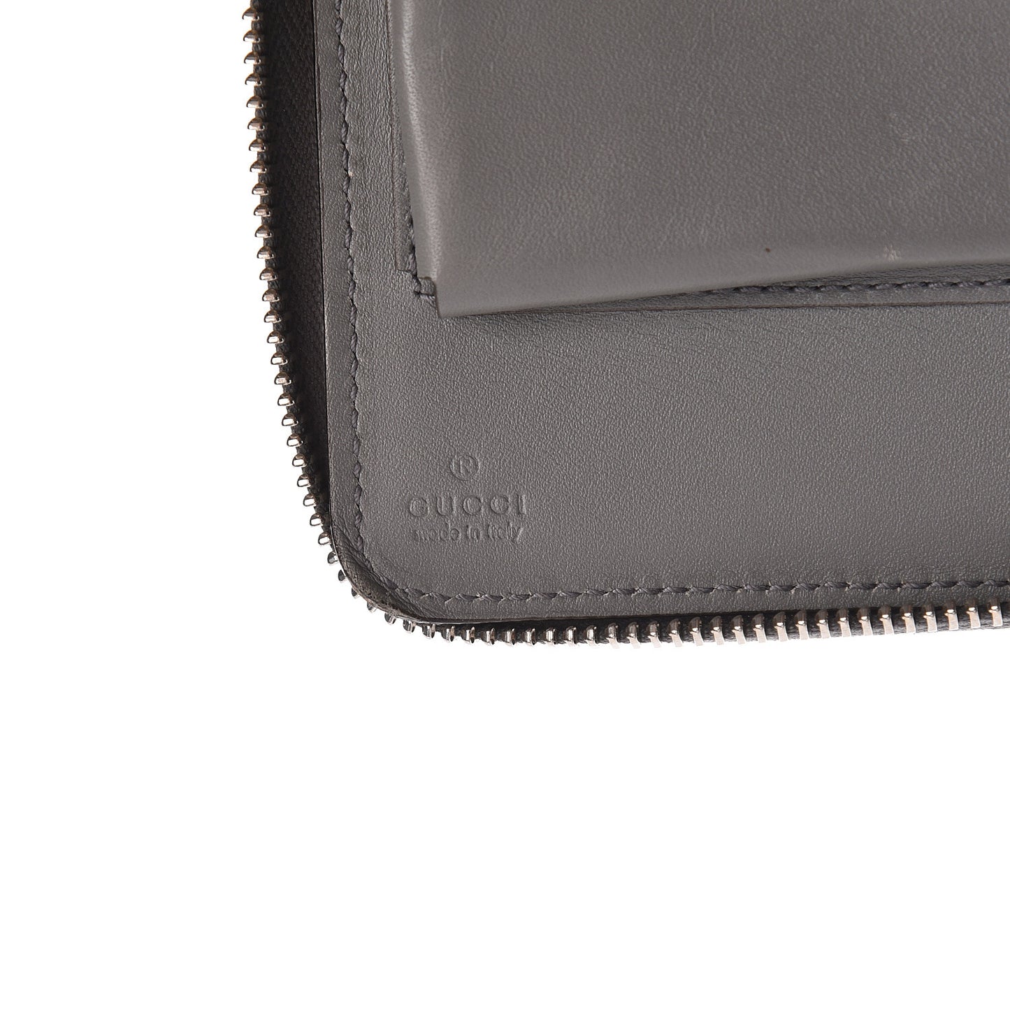 GG Supreme Monogram Travel Document Case Ecru Grigio