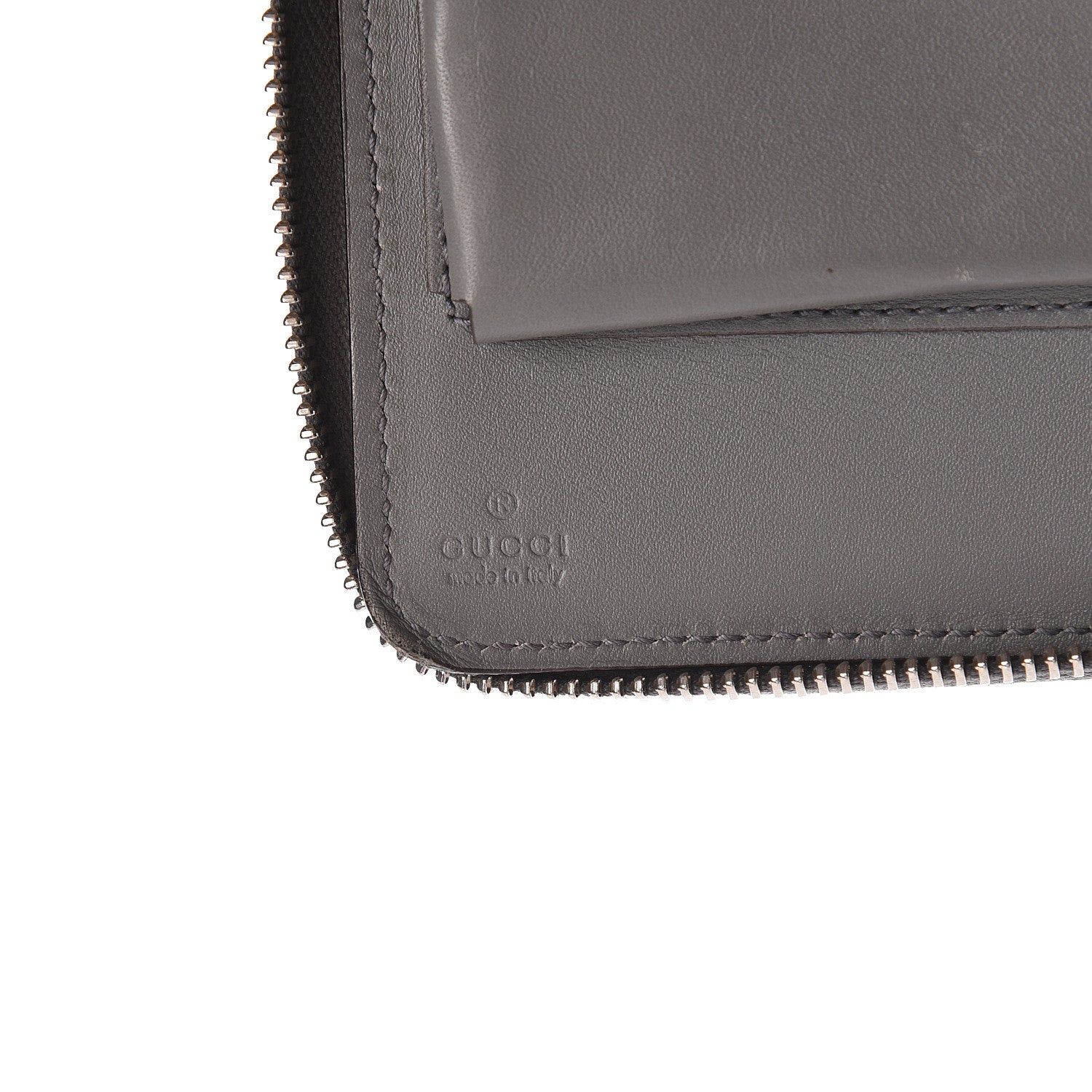 Gucci GG Supreme Monogram Travel Document Case Ecru Grigio 7 of 7