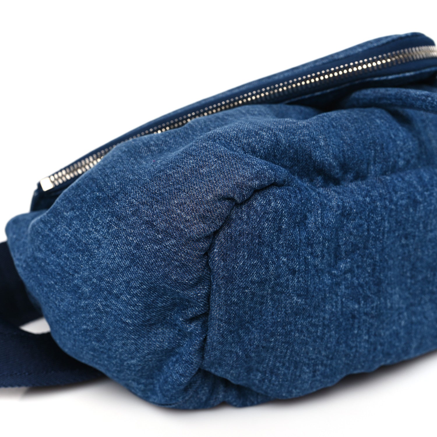 Bottega Veneta Denim Beak Belt Bag Blue 9 of 10