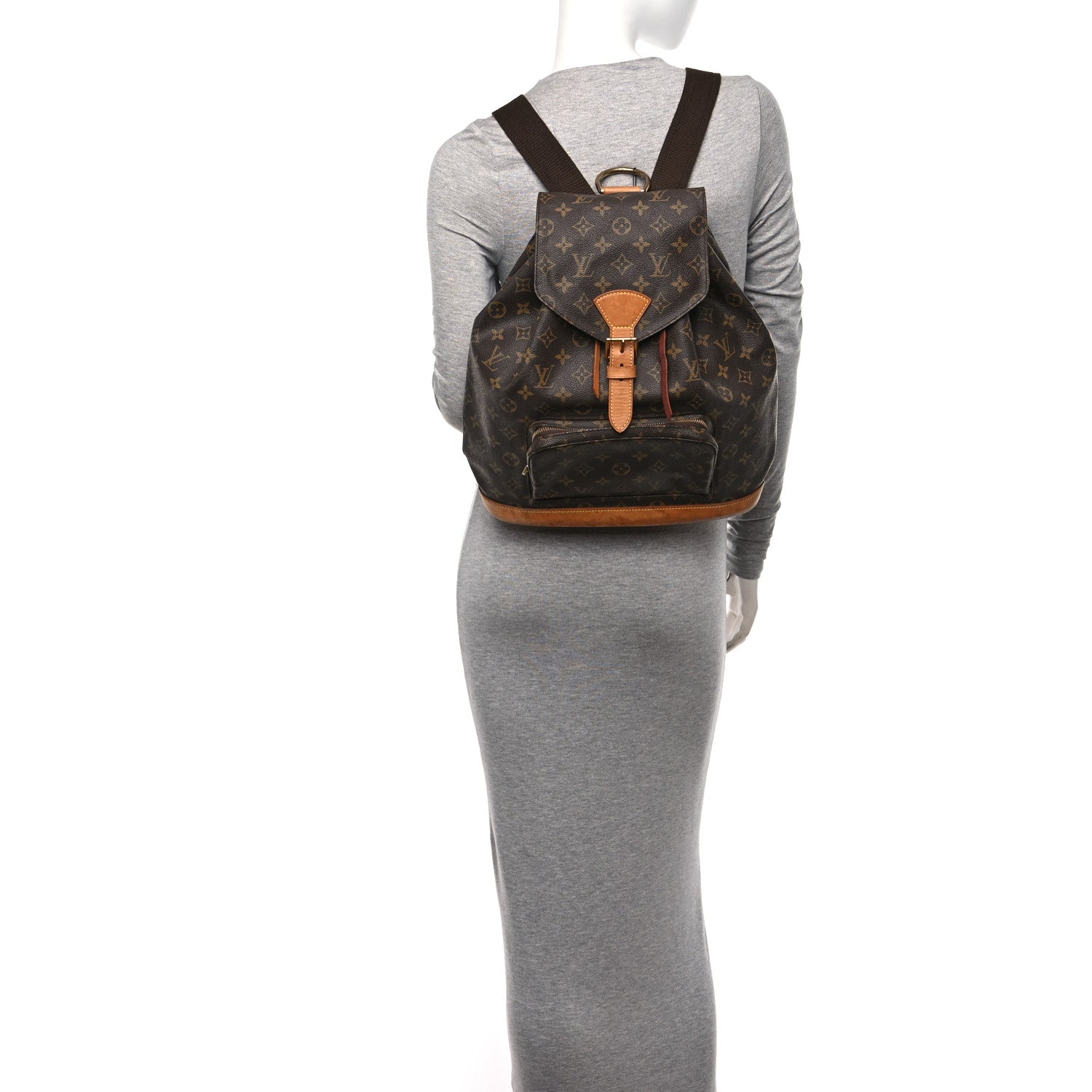 Louis Vuitton Monogram Montsouris GM Backpack 2 of 20