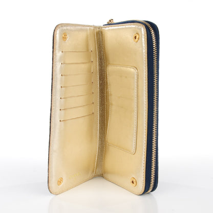 Chanel Denim CC Zip Around Wallet 6 of 9