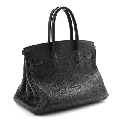 Hermes Togo BIRKIN 30 Black 3 of 9