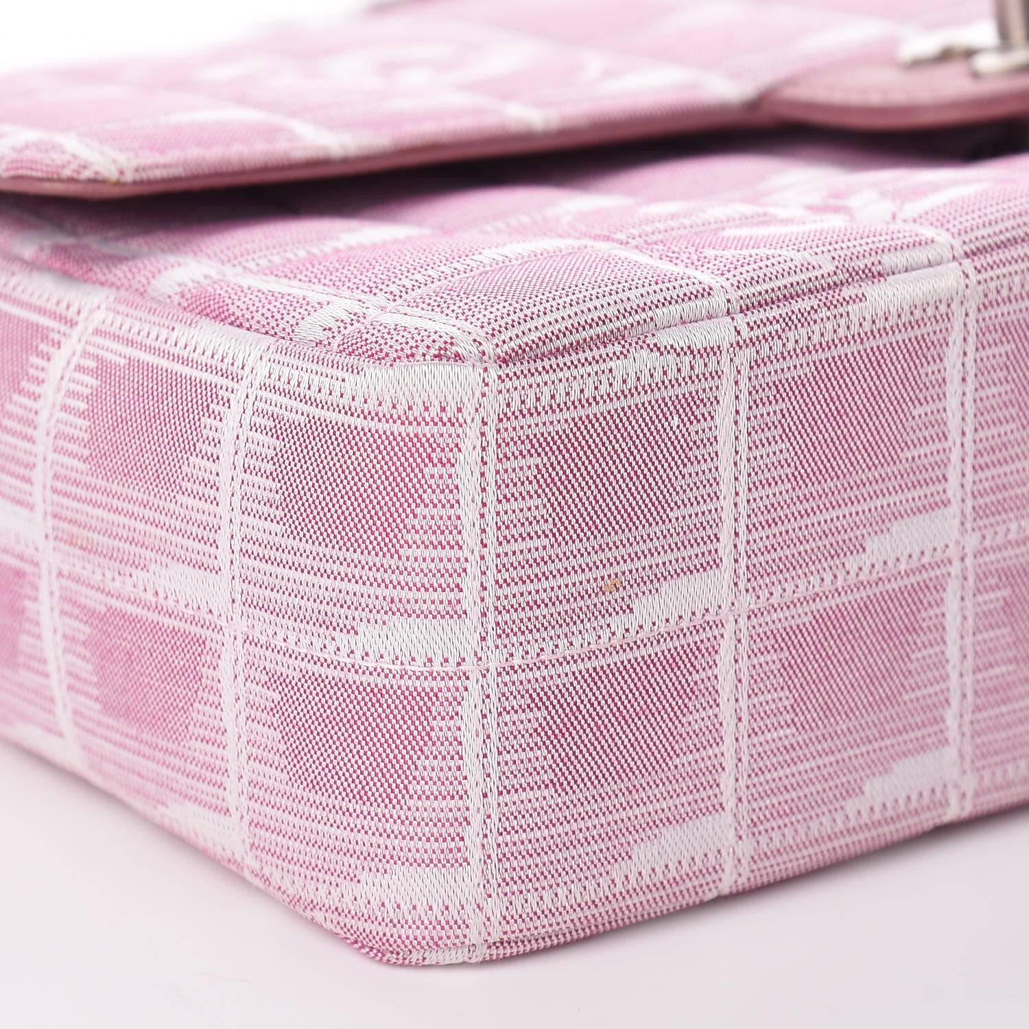Chanel Nylon Medium Travel Flap Pink 9 of 12