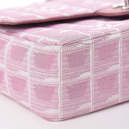 Chanel Nylon Medium Travel Flap Pink 9 of 12