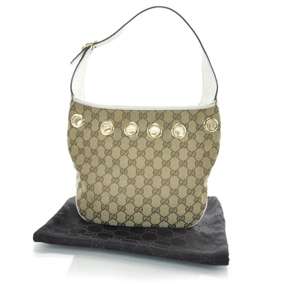 Gucci Monogram Positano Hobo White 3 of 9