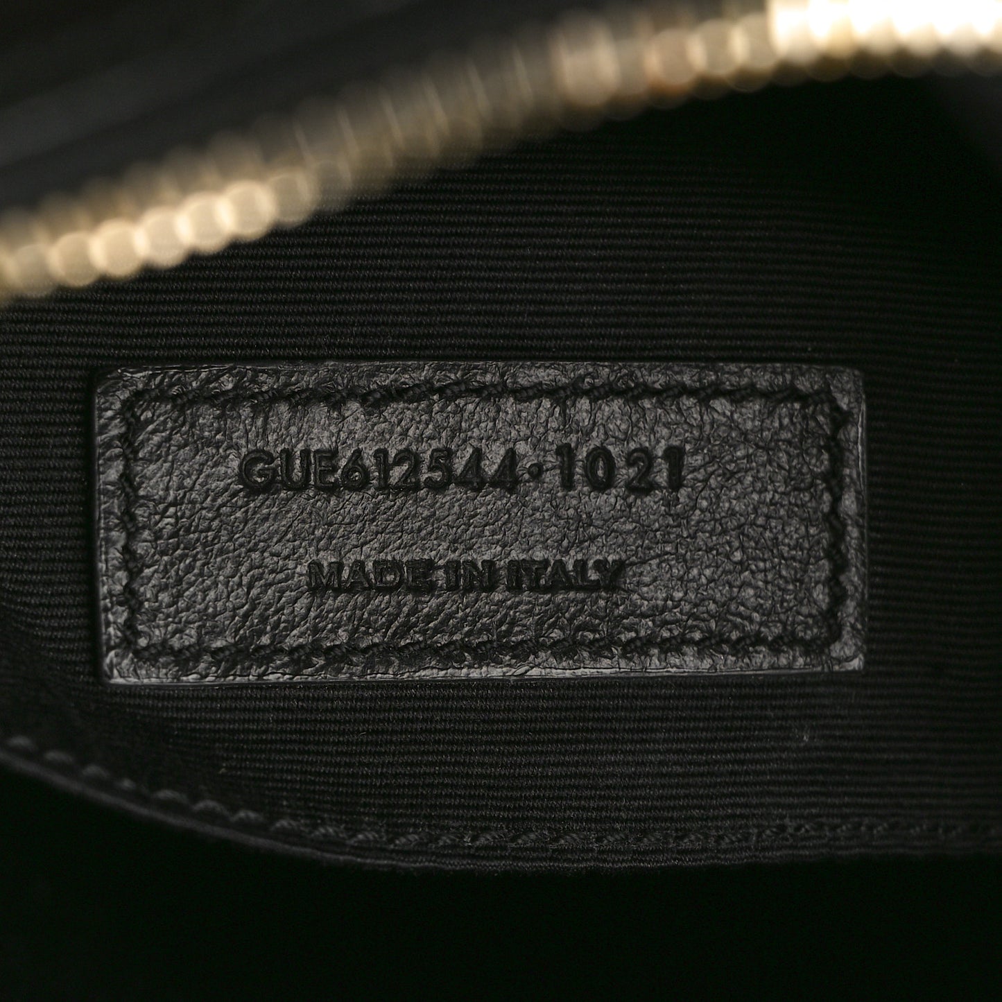 Calfskin Matelasse Monogram Lou Camera Bag Black