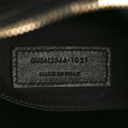 Saint Laurent Calfskin Matelasse Monogram Lou Camera Bag Black 7 of 10