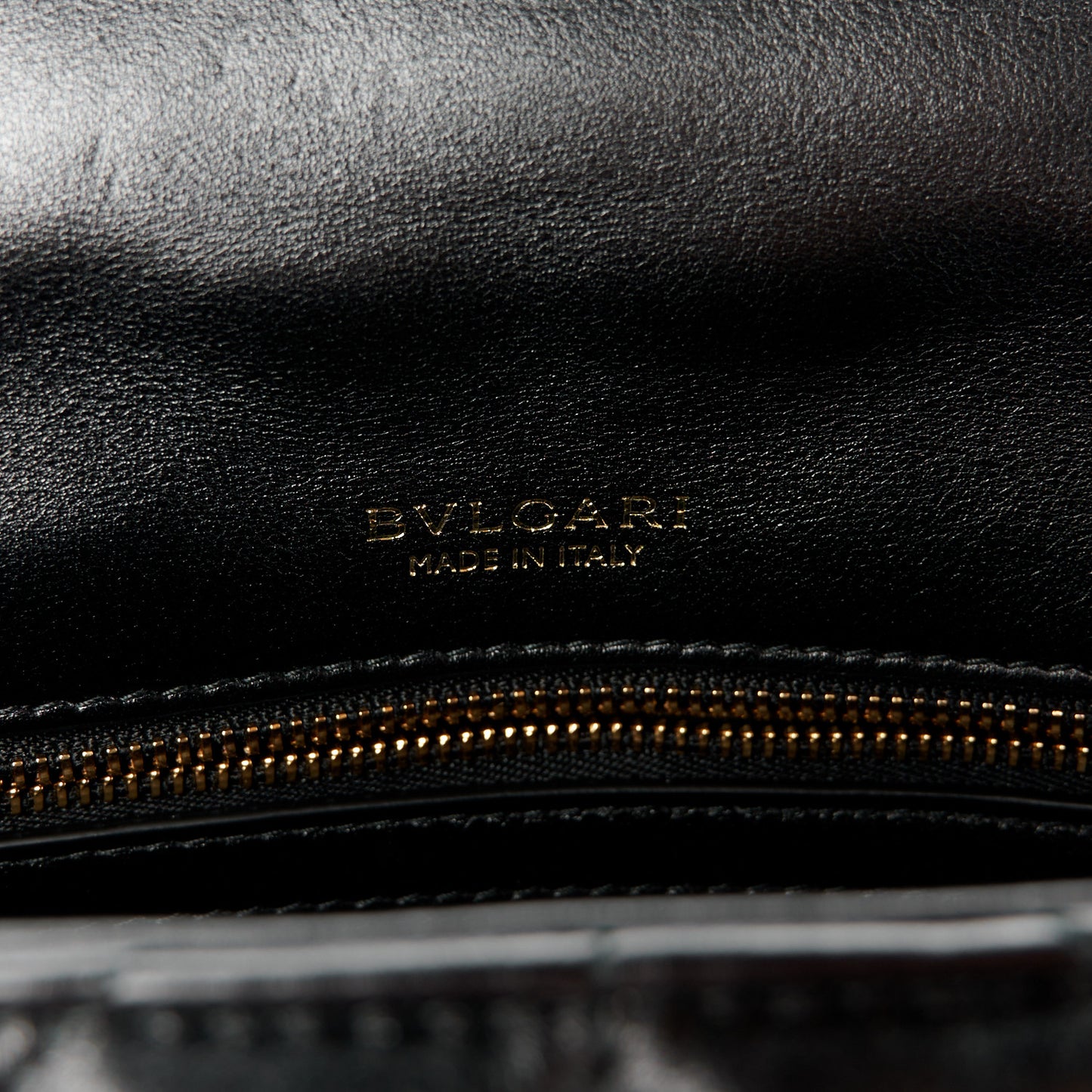 Calfskin Matelasse Medium Serpenti Sugarloaf Shoulder Bag Black