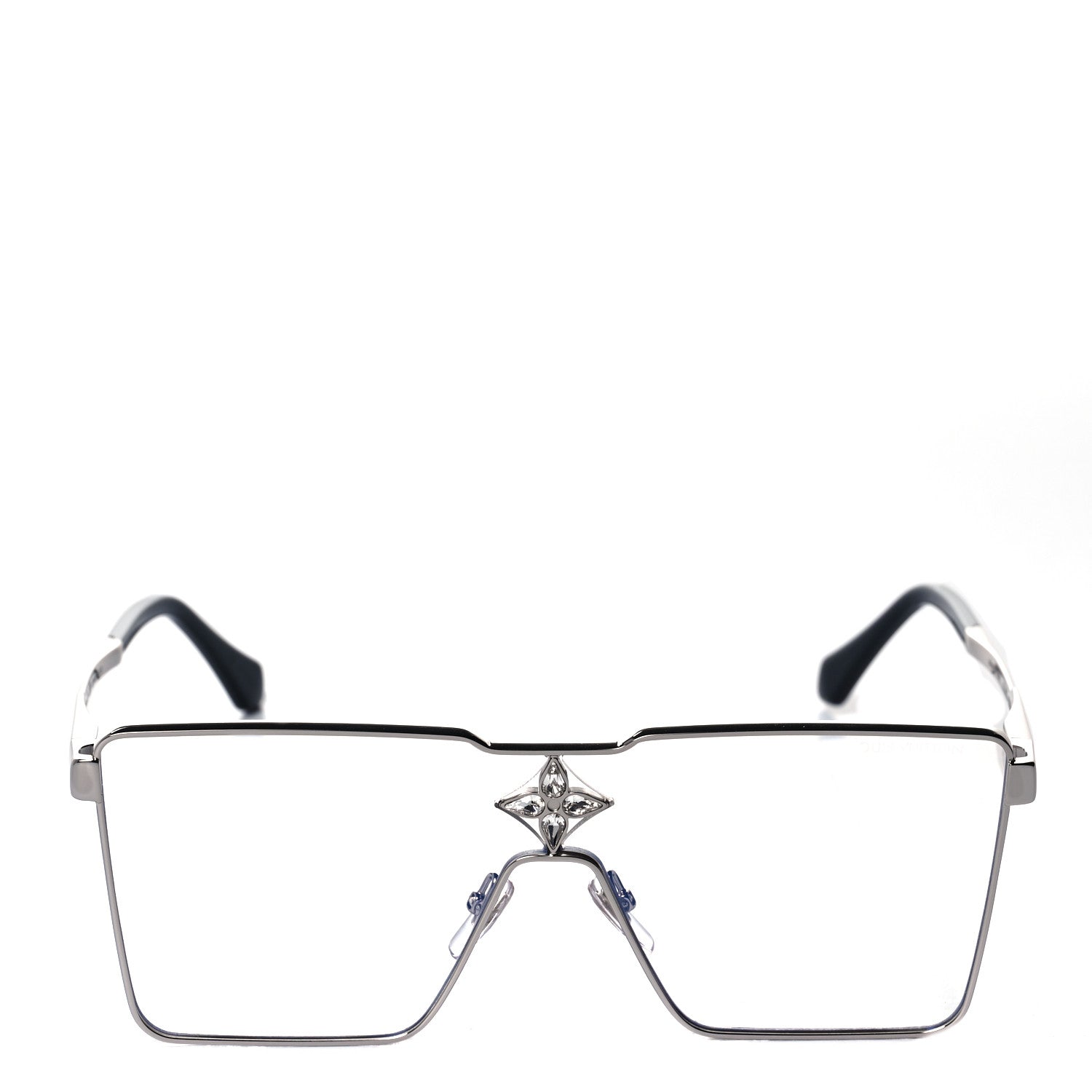 Louis Vuitton Metal Cyclone Sunglasses Z1701U Silver 3 of 7