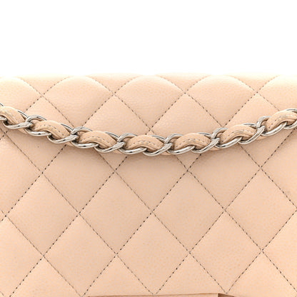 Chanel Caviar Quilted Jumbo Double Flap Light Pink 8 of 19