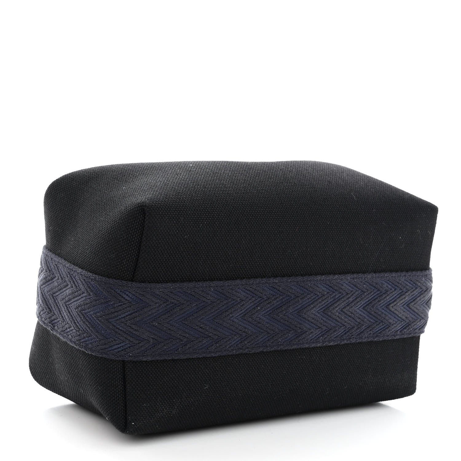 Hermes Canvas Small Bride-A-Brac Pouch Black Bleu Nuit 4 of 10